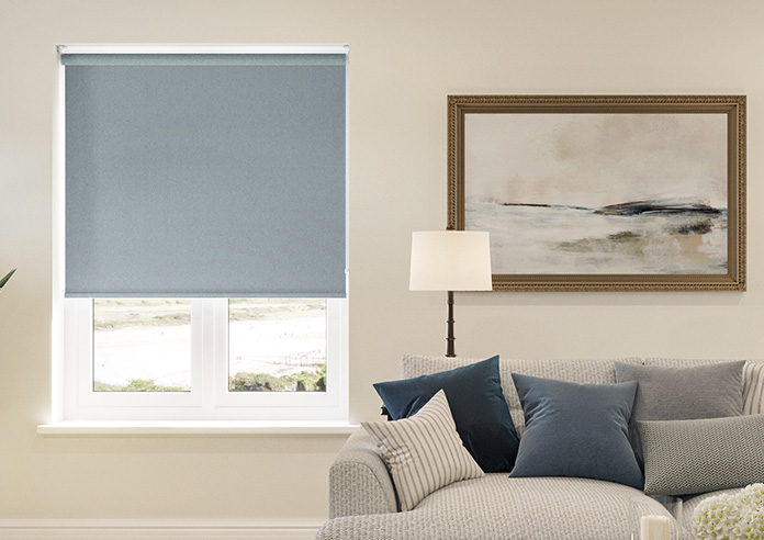 Anthology (Blackout), Denim - Motorised Roller Blind - Image 3